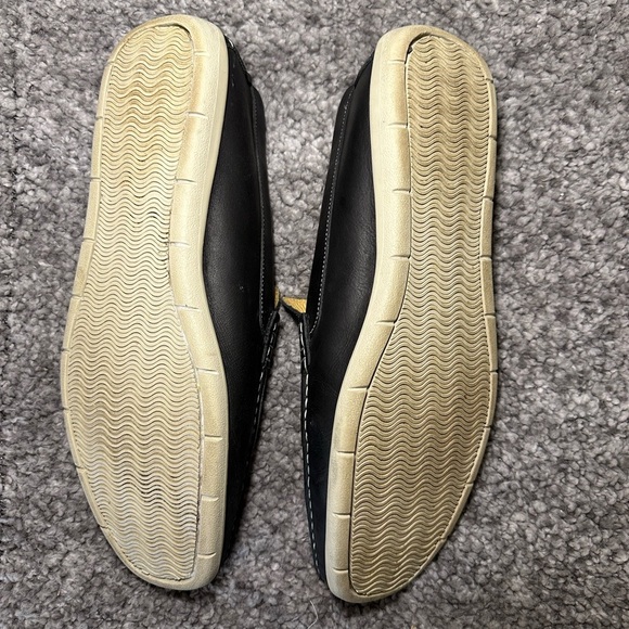 Mercanti Fiorentini Men's Navy Leather Loafers Size 12 - Picture 7 of 9